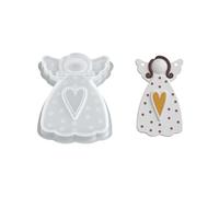 Stampo Angelo Silicone - Modello In Silicones Per Cemento Natalizio | Forma Per Resina Epossidica Natalizia, Stampos Decorativo Creazioni Natalizie, Colata Gesso, Candela, Sapone, Artigianato Fai