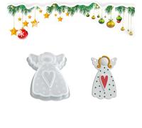 Stampo Angelo Silicone - Modello In Silicones Per Cemento Natalizio | Forma Per Resina Epossidica Natalizia, Stampos Decorativo Creazioni Natalizie, Colata Gesso, Candela, Sapone, Artigianato Fai