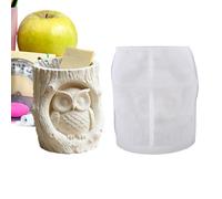 Stampo in Silicone Per Resina | 8,7x9,6 Cm/D'albero E Gufo Antiaderente | Strumento Per Resina Per Portamatite, Portapenne, Portaoggetti - Decorazione Casa, Bricolage, Gesso, Argilla