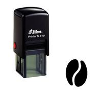 Stampolo Coffee Bean No.2 Loyalty Card Pre Ink Personalized Custom Self-Inking Rubber Stamp