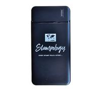 Stampology - Power Bank Portable Charger Fast Charging 10000mAh, PowerBank USB C Input and Output, Charge 4 Devices, Battery Pack Compatible with iPhone, Samsung, Huawei, iPad, Tablets (Black)