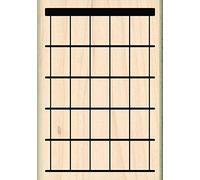Stamps by Impression 6 String 5 Fret Guitar Chord Rubber Stamp
