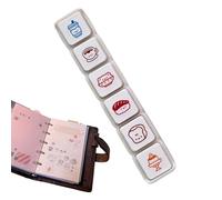 Stamps for Scrapbooking | Reusable 6 Pieces Collectable | Set of Mini Stamps for Scrapbooking,For Card Making L Paper Art L Packaging Students Teachers