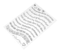 Stamps T1481 Reusable See Through Craft Stamp for Diary Decoration