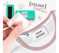 Stamptastic Name Stamp for Clothes Kids Basic Set | Name Stamp & Ink Pad