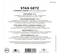 STAN GETZ (SAX) - 5 ORIGINAL ALBUMS NEW CD