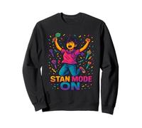 Stan Mode On K-Pop Fandom Design Sweatshirt