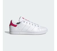 adidas Stan Smith Girls' White/Pink Sneakers, white, 3.5 UK