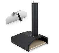 Stanbroil 14 Inch Outdoor Pizza Oven Box Fits Wood Burning Stove, Wood Fired Pizza Maker with Pizza Stone for Grill/Stove Top