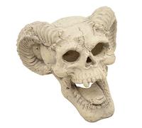 Stanbroil Demon Fireproof Fire Pit Fireplace Skull Gas Log for All Types of Gas Inserts, Ventless & Vent Free, Propane, Gel, Ethanol, Electric, Outdoor Fireplace and Fire Pit, Halloween Decor, 1pk