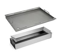 Stanbroil Flat Top Griddle with Manifold Kit, Grill Griddle Insert for Masterbuilt Gravity Series 1050 Digital Charcoal Grill and Smoker Combo MB20041220 MB20041320, Replacement for MB20181622