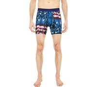 Stance Banner Boxer Brief - Cottonblend - Mid Support (Blue, X-Large)