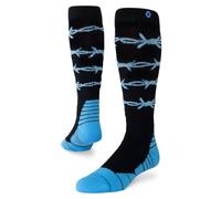 Stance Barbed Wire Snow Socks Cushioned Black Patterned Ski Socks Medium