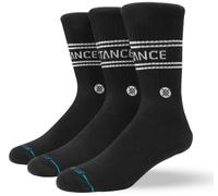 Stance Icon 3 Pack Crew Socks Cream men size L UK 8.5 - 12.5