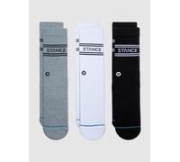 Stance Crew Sock - Basics - 3 Pack (Multi, Large)