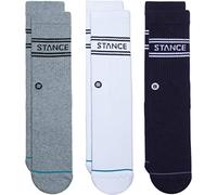 Stance Basic Crew Socks [3 Pack], Navy, Medium