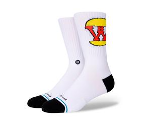 Stance Beavis and Butt-Head Burgerworld Crew Socks in White