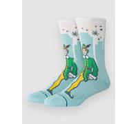 Stance Elf Big City Crew Socks - Ice Blue