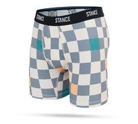 Stance Boxer Brief - Chef Check, Mango, Medium