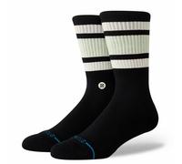 Stance Boyd Crew Socks Blue Black Striped Multi Calf Large