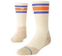 Stance Boyd Mid Ribbed Crew Walking Sock: Canvas: M Colour: Canvas, Si