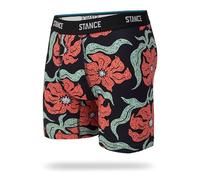 Stance Broadcast Men's Boxer Briefs Black Floral Patterned Underwear Shorts XL