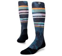Stance Brong Snow Socks Cushioned Tie Dye Patterned Sea Blue Ski Socks Large