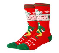 Stance Buddy Christmas Elf Worlds Best Socks (Red, 43-47)