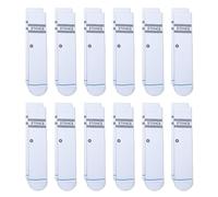Stance Crew Sock - Basics - 12 Pack (White, Medium)