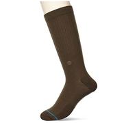STANCE - Icon Crew Socks - Brown - Unisex Casual Crew Socks