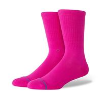 Stance Crew Sock - Icon (Fuchsia, Large)