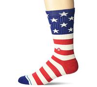 Stance Crew Sock - The Fourth - Stars & Stripes, Arch Support, Cushioned - Large