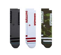 Stance Crew Sock - The OG - 3 Pack (Camo, Medium)