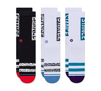 Stance Crew Sock - The OG - 3 Pack (Multi, Medium)
