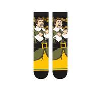 Stance Crew Socks - Elf Smilings My Favorite (Black, Small)