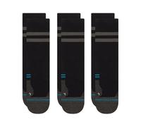 Stance Crew Socks - Franchise UL - Freshtek x Infiknit - 3 Pack (Black, Medium)