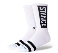 Stance Socks - OG Crew - Sports - Men's White - Size S