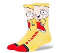 STANCE STEWIE SOCKS.NEW FAMILY GUY YELLOW CUSHIONED TV CARTOON UK 6 -16 W23