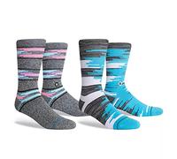 STANCE Crew Socks - Wade Collection - 2 Pack Search II, Large (35" - 38")