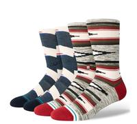Stance Crew Socks - Wade Collection - Blanked 2 Pack, Large (35'' - 38'')