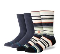 Stance Crew Socks - Wade Collection - Duncans 2 Pack, Large (35'' - 38'')