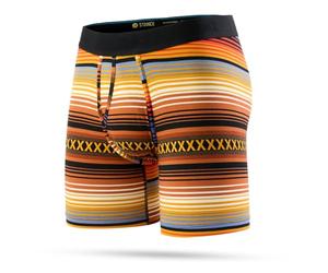 Stance Curren Boxer Brief - Butterblend - Mid Support (Brown, X-Large)