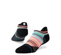 Stance Curren Light Tab Socks Coral Striped Athletic Performance Ankle Medium