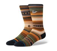 STANCE CURREN PARKS SOCKS.STRIPED NATIONAL PARK ARCH SUPPORT CUSHIONED CREW W25