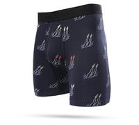 Stance Diver Boxer Brief- Butterblend - Mid Support (Navy, X-Large)