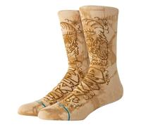 Stance DJ Chewie Crew Socks Star Wars Chewbacca Sand Calf Medium