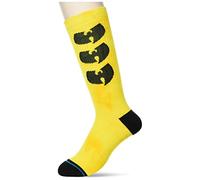 STANCE Enter The Socks Crew Socks Yellow Wutang Infiknit UK Sizes 6 - 13 (as8, alpha, l, regular, regular, Large)