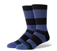 STANCE FRED CREW SOCKS - INDIGO BLACK - CUSHIONED - CALF - UK 8.5 - 1 2.5 (L)