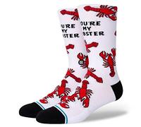 Stance Friends Youre My Lobster Crew Socks in White