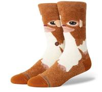 Stance Gizmo Crew Socks Gremlins Cosy Brown Calf Socks
